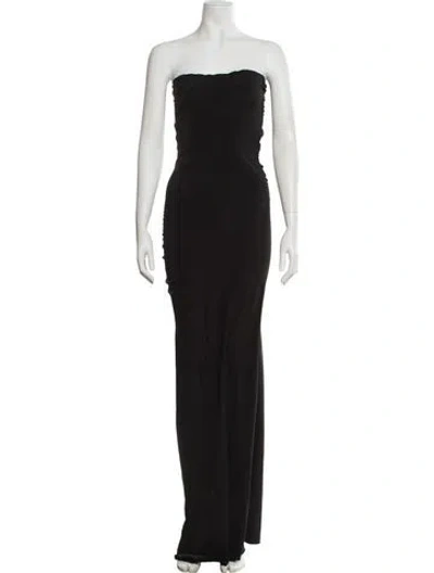 Pre-owned Jil Sander Vintage 1995 Long Dress In Black