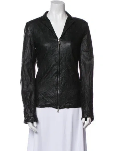 Pre-owned Jil Sander Vintage 2000's Biker Jacket In Gray