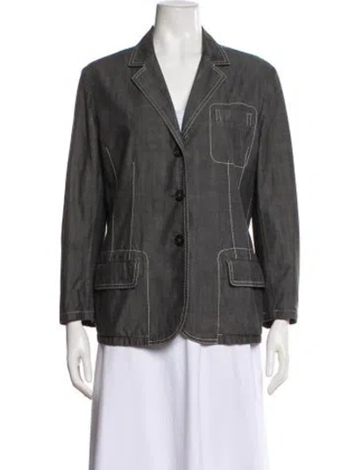 Pre-owned Jil Sander Vintage 2000's Blazer In Gray