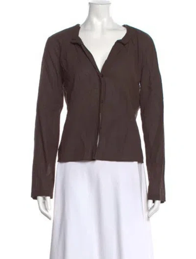 Pre-owned Jil Sander Vintage 2000's Blouse In Brown