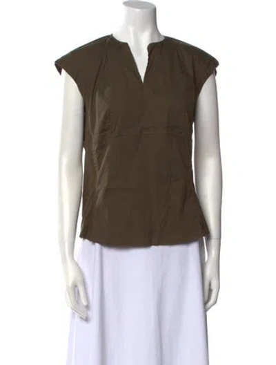 Pre-owned Jil Sander Vintage 2000's Blouse In Green