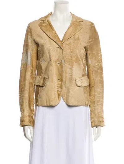 Pre-owned Jil Sander Vintage 2000's Broadtail Blazer In Neutral