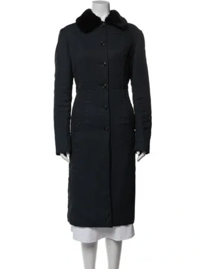 Pre-owned Jil Sander Vintage 2000's Coat In Blue
