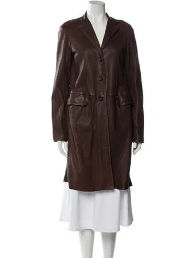 Pre-owned Jil Sander Vintage 2000's Coat In Brown