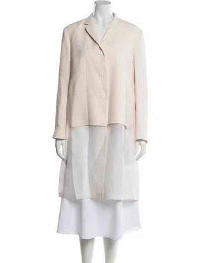 Pre-owned Jil Sander Vintage 2000's Coat In Neutrals