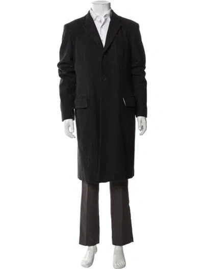 Pre-owned Jil Sander Vintage 2000's Overcoat In Gray