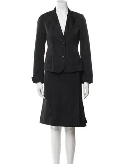 Pre-owned Jil Sander Vintage 2000's Skirt Set In Black