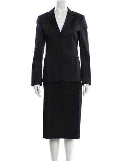 Pre-owned Jil Sander Vintage 2000's Skirt Suit In Black