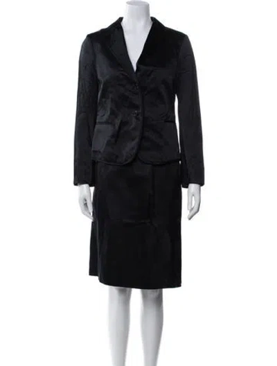Pre-owned Jil Sander Vintage 2000's Skirt Suit In Black