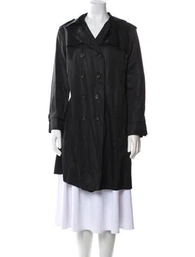 Pre-owned Jil Sander Vintage 2000's Trench Coat In Black