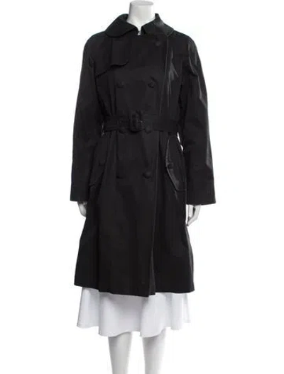 Pre-owned Jil Sander Vintage 2000's Trench Coat In Black