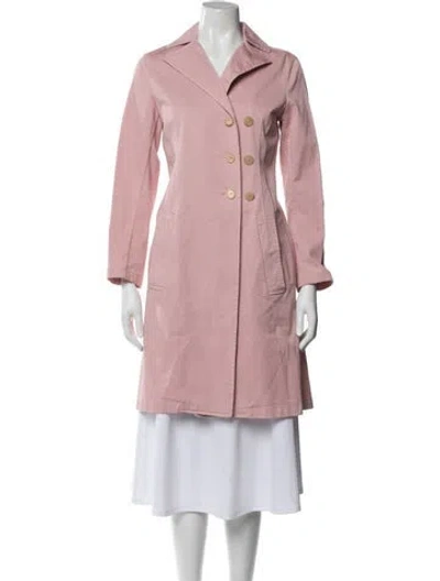 Pre-owned Jil Sander Vintage 2000's Trench Coat In Pink