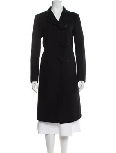Pre-owned Jil Sander Vintage 2001 Trench Coat In Black