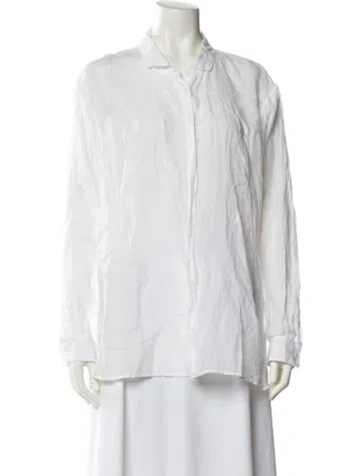 Pre-owned Jil Sander Vintage 2009 Button-up Top In White