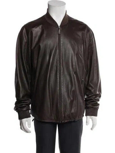 Pre-owned Jil Sander Vintage 2010 Bomber Jacket In Brown