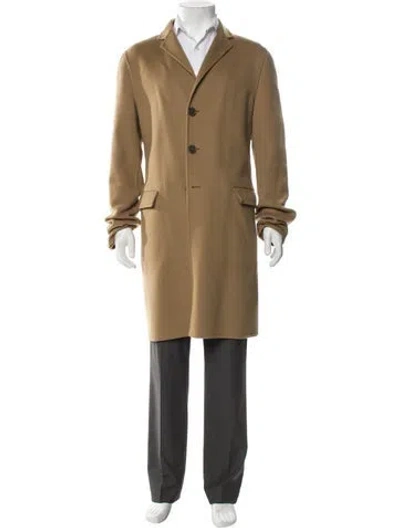 Pre-owned Jil Sander Vintage 2010 Overcoat In Brown