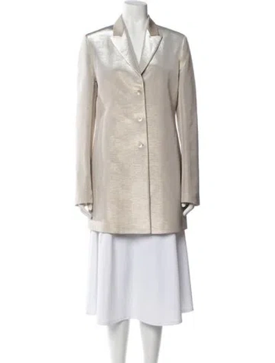 Pre-owned Jil Sander Vintage 2011 Coat In Neutral