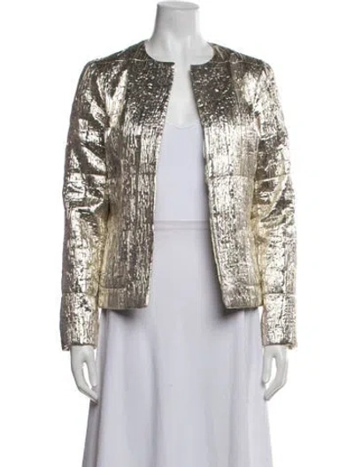 Pre-owned Jil Sander Vintage 2011 Jacket In Gold/metallic