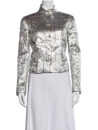 Pre-owned Jil Sander Vintage 2011 Jacket In Grey/metallic