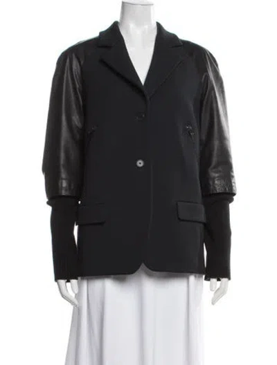 Pre-owned Jil Sander Vintage 2012 Blazer In Black/blue