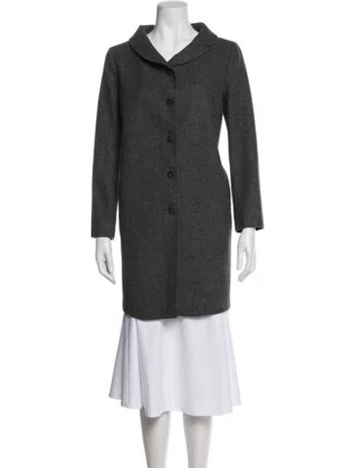 Pre-owned Jil Sander Vintage 2012 Coat In Gray