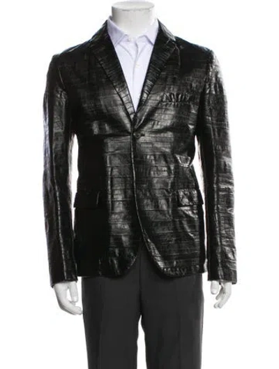 Pre-owned Jil Sander Vintage 2012 Moto Jacket In Black
