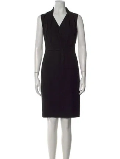Pre-owned Jil Sander Vintage Knee-length Dress In Black