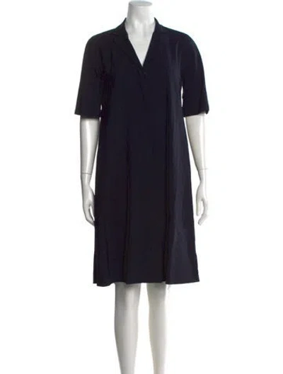 Pre-owned Jil Sander Vintage Knee-length Dress In Black