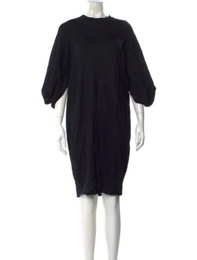 Pre-owned Jil Sander Vintage Knee-length Dress In Black