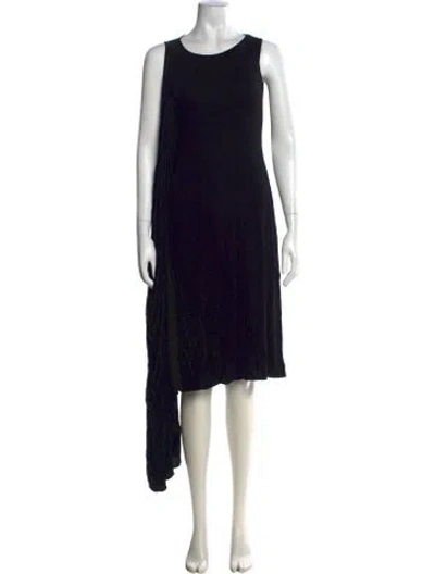 Pre-owned Jil Sander Vintage Knee-length Dress In Black
