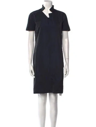 Pre-owned Jil Sander Vintage Knee-length Dress In Blue