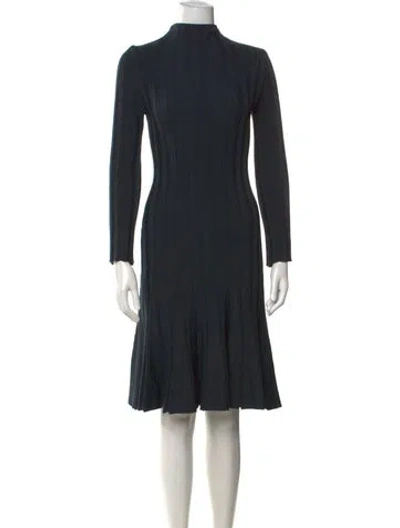 Pre-owned Jil Sander Vintage Knee-length Dress In Blue