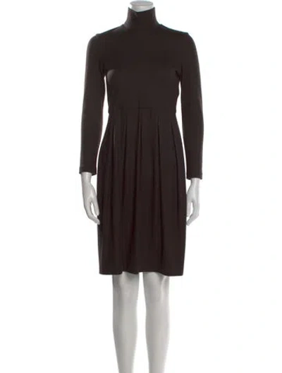 Pre-owned Jil Sander Vintage Knee-length Dress In Brown