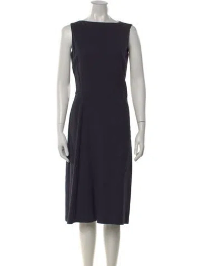 Pre-owned Jil Sander Vintage Knee-length Dress In Gray