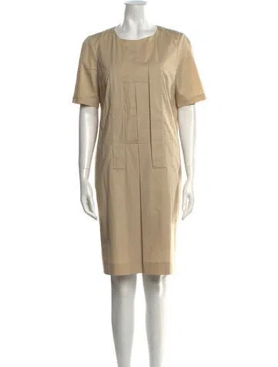 Pre-owned Jil Sander Vintage Knee-length Dress In Neutral