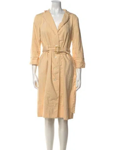 Pre-owned Jil Sander Vintage Knee-length Dress In Neutral