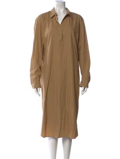 Pre-owned Jil Sander Vintage Knee-length Dress In Neutrals