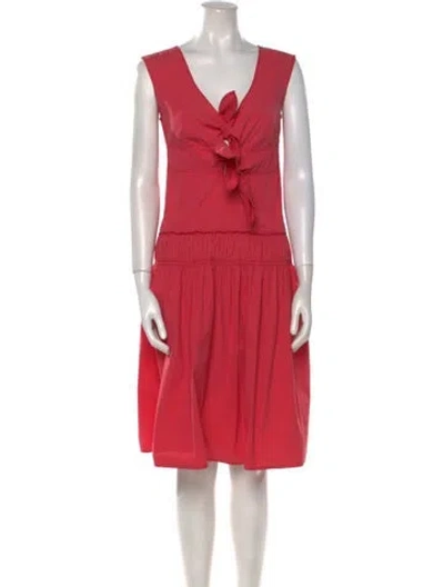 Pre-owned Jil Sander Vintage Knee-length Dress In Pink