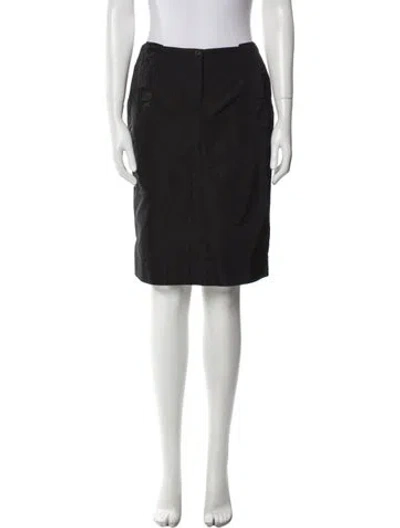 Pre-owned Jil Sander Vintage Knee-length Skirt In Black