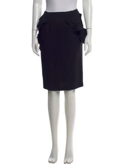 Pre-owned Jil Sander Vintage Knee-length Skirt In Black