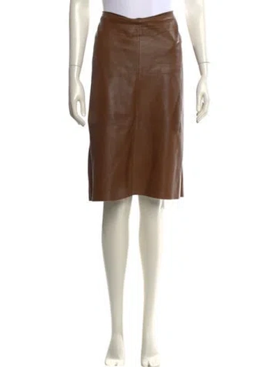 Pre-owned Jil Sander Vintage Knee-length Skirt In Brown