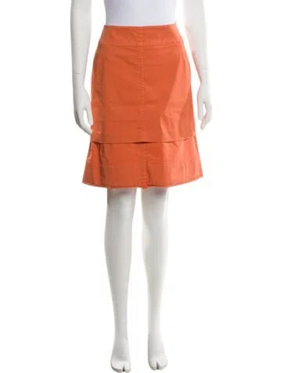 Pre-owned Jil Sander Vintage Knee-length Skirt In Orange