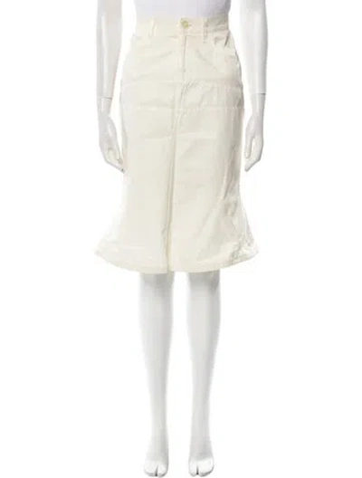 Pre-owned Jil Sander Vintage Knee-length Skirt In White
