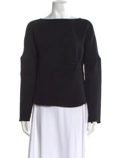 Pre-owned Jil Sander Vintage Late 1990's - Early 2000's Blouse In Black