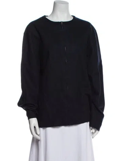 Pre-owned Jil Sander Vintage Late 1990's - Early 2000's Cardigan In Blue