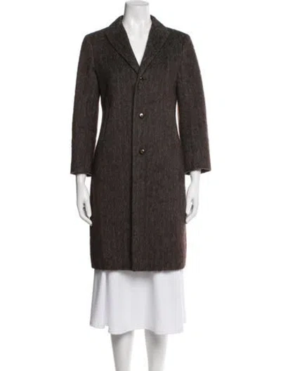 Pre-owned Jil Sander Vintage Late 1990's - Early 2000's Coat In Burgundy