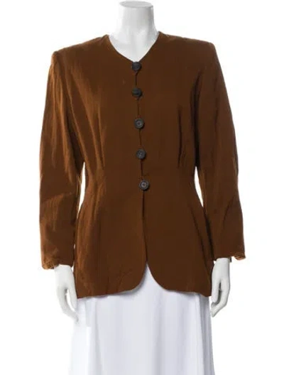 Pre-owned Jil Sander Vintage Late 1990's - Early 2000's Evening Jacket In Brown