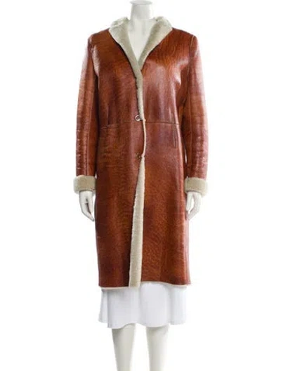 Pre-owned Jil Sander Vintage Late 1990's - Early 2000's Faux Fur Coat In Brown