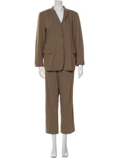 Pre-owned Jil Sander Vintage Late 1990's - Early 2000's Pantsuit In Brown