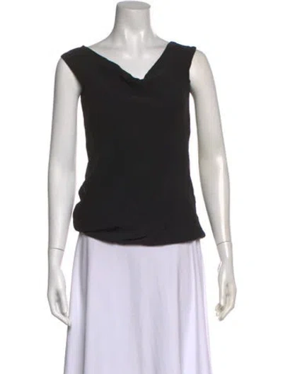 Pre-owned Jil Sander Vintage Late 1990's - Early 2000's Top In Black